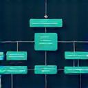 An organizational chart structure.